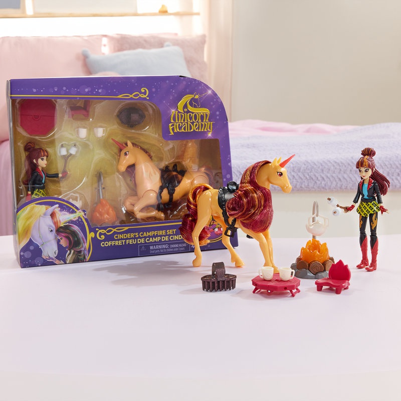 Unicorn Academy Einhorn Cinder und Valentina zelten