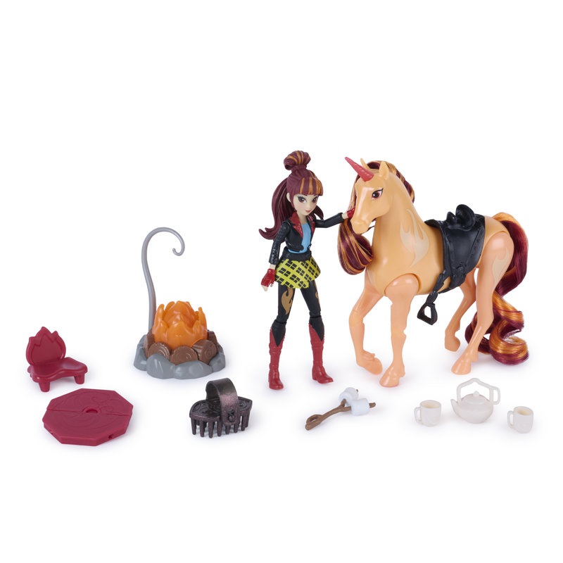 Unicorn Academy Einhorn Cinder und Valentina zelten