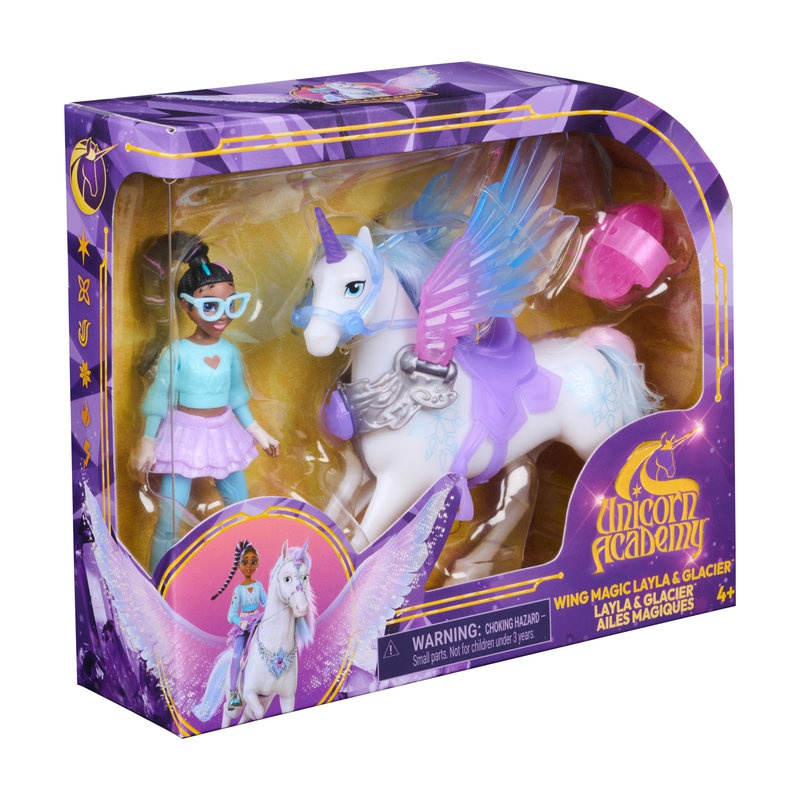 Unicorn Academy magische Flügel Glacier und Layla 11 cm