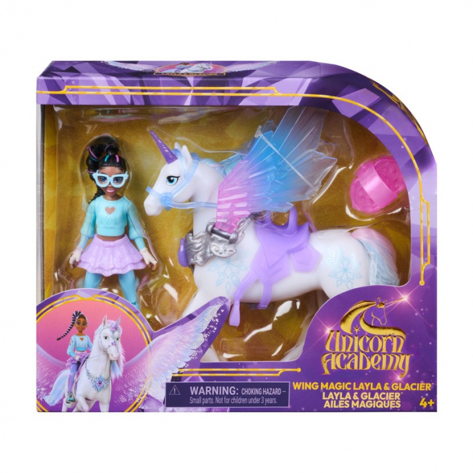 Unicorn Academy magische Flügel Glacier und Layla 11 cm