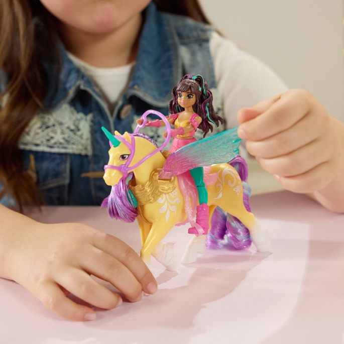 Unicorn Academy magische Flügel Leaf und Ava 11 cm
