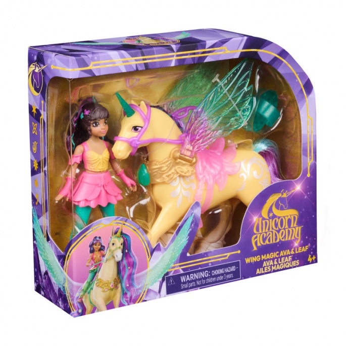Unicorn Academy magische Flügel Leaf und Ava 11 cm