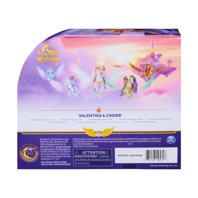 Unicorn Academy Zauberflügel Cinder und Valentina 11 cm
