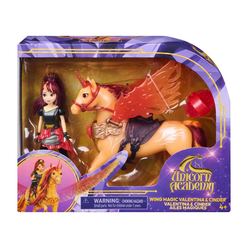 Unicorn Academy Zauberflügel Cinder und Valentina 11 cm