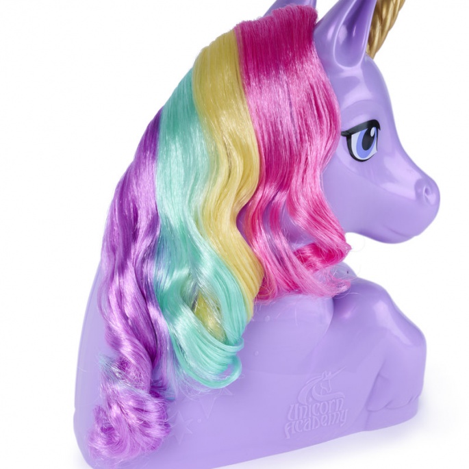 Unicorn Academy Frisierkopf ausklappbar zum Spielset