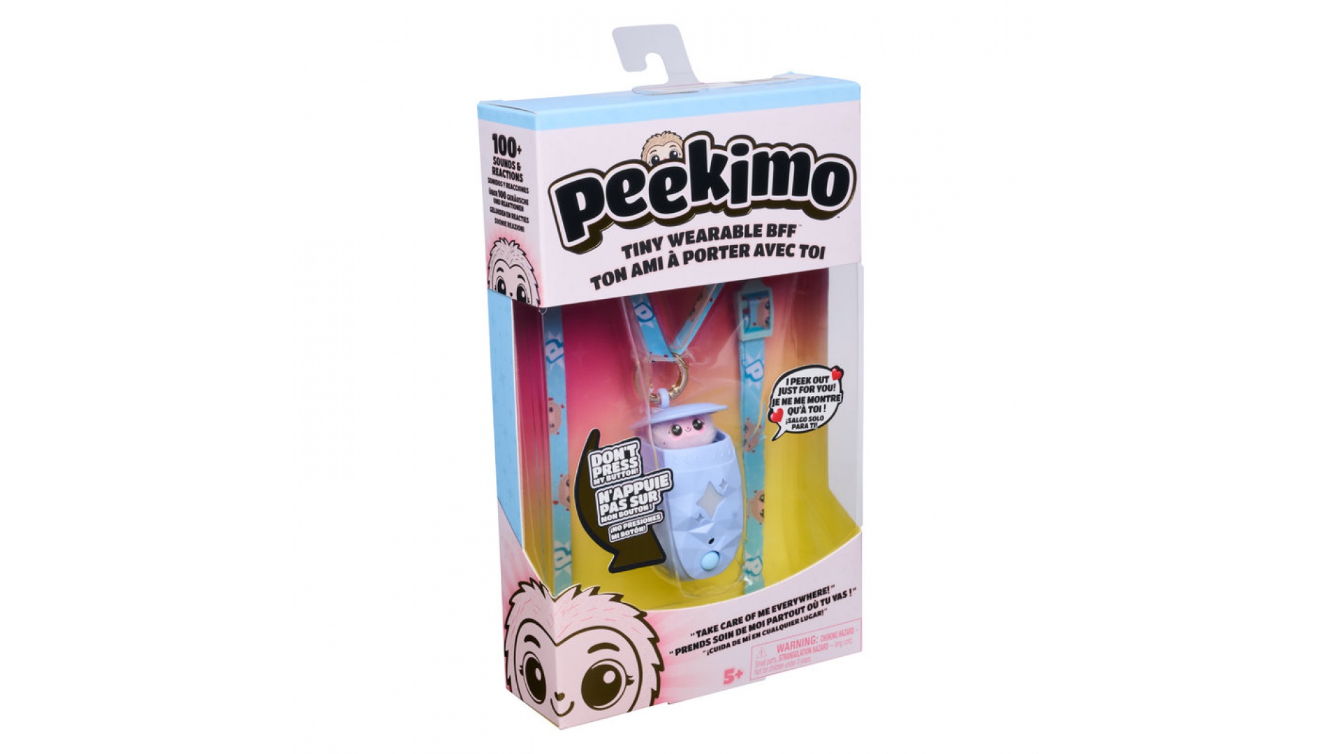 Peekimo animal interactiv albastru