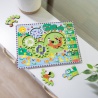 Melissa & Doug Lesene sestavljanka s vrtljivimi zobniki Živali 24 kosov