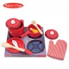 Melissa & Doug Aus Holz Herd und Geschirr für Kinderküche