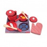 Melissa & Doug Aus Holz Herd und Geschirr für Kinderküche