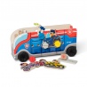 Melissa & Doug Lesene zložljivo reševalno vozilo Tačke na patrulji