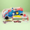 Melissa & Doug Lesene zložljivo reševalno vozilo Tačke na patrulji