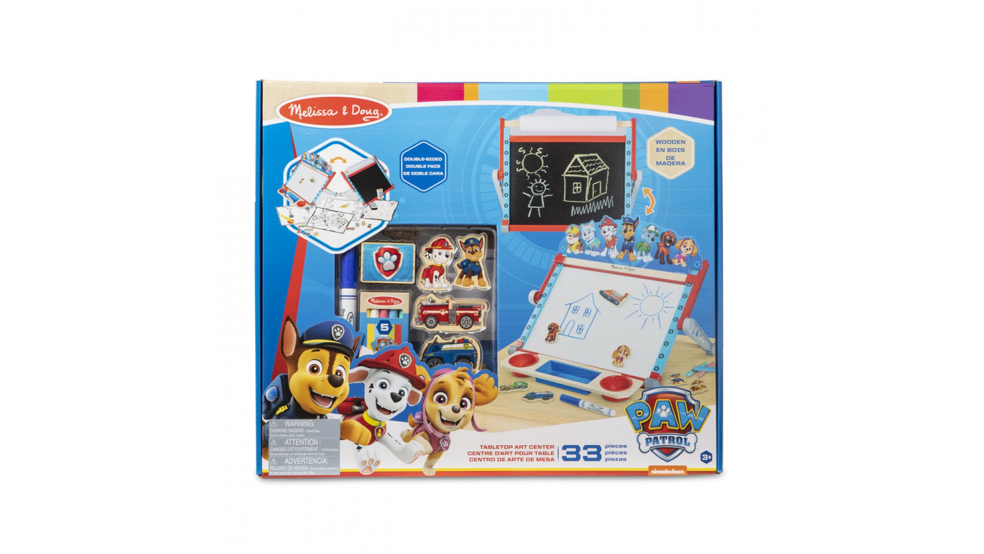 Melissa & Doug tablă creativă de birou cu tema Patrula căţeluşilor