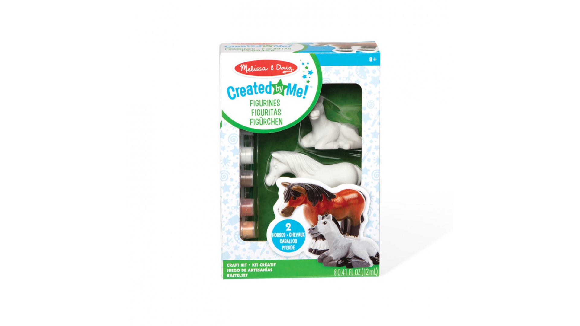 Melissa & Doug creație creativă figurine cai de pictat