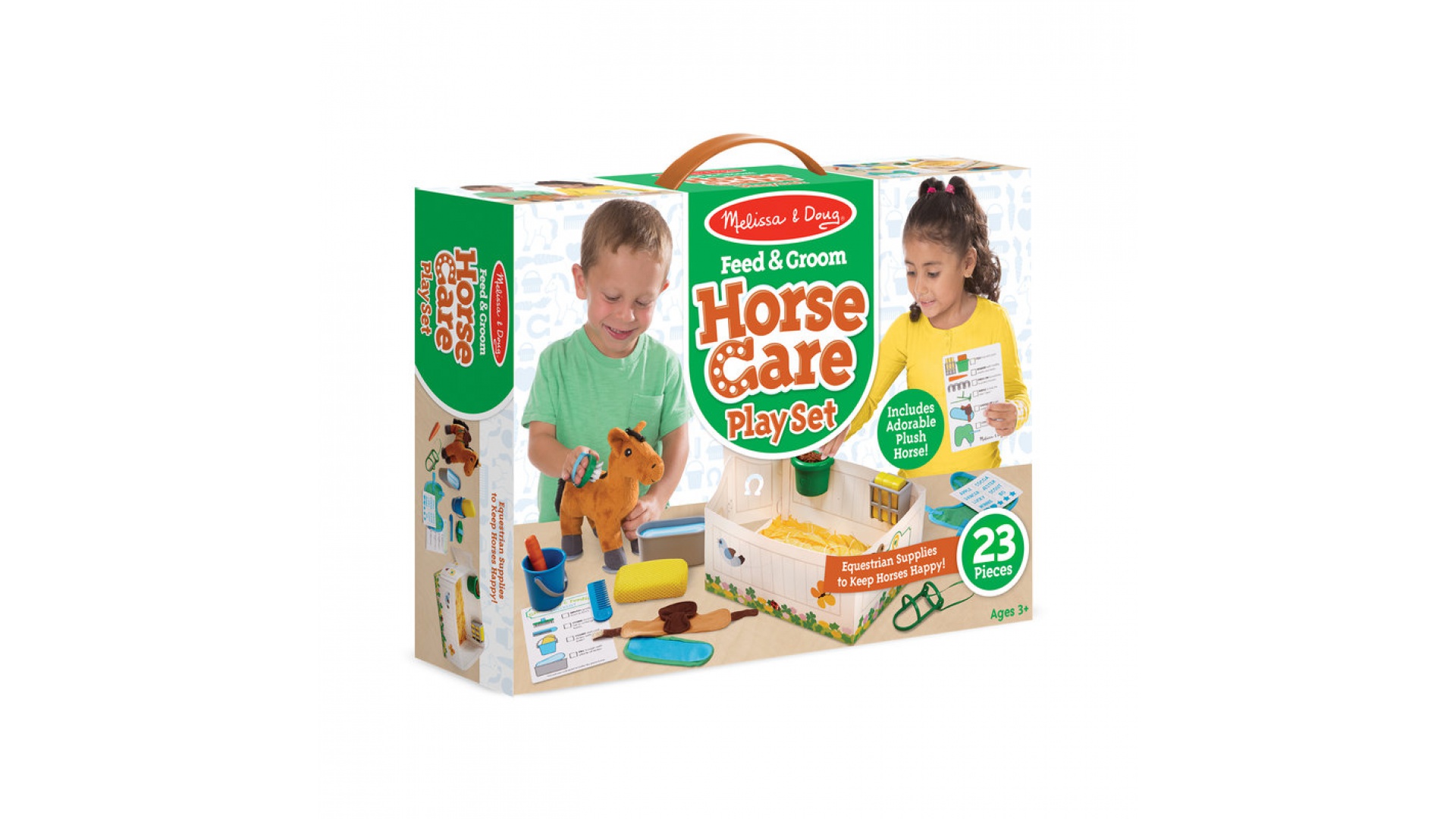 Melissa & Doug cal de pluș în grajd Set de joc