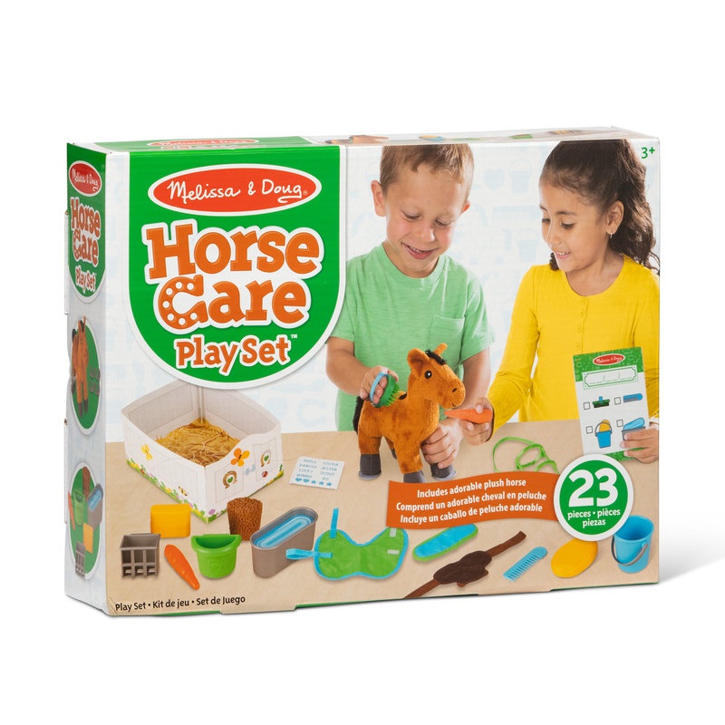 Melissa & Doug Plüschpferd im Stall Spielset