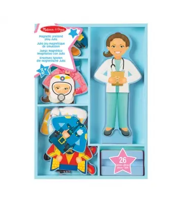 Melissa & Doug Di legno magnetico da vestire per bambola