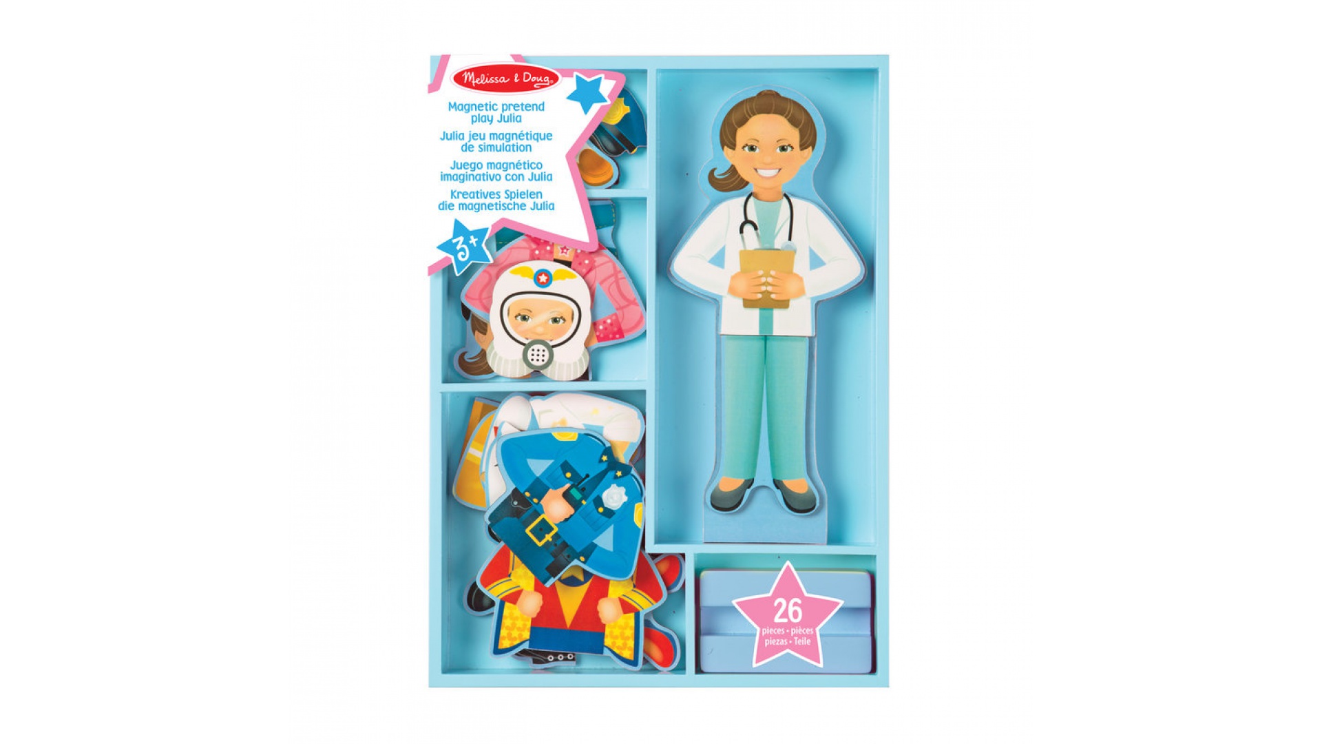 Melissa & Doug Lemn îmbrăcare magnetică pentru păpușă