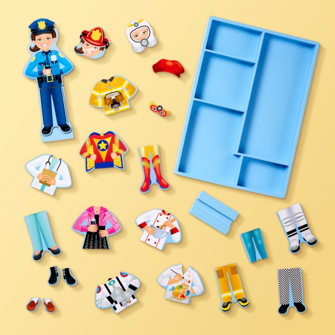 Melissa & Doug Aus Holz magnetisches Ankleiden für die Puppe