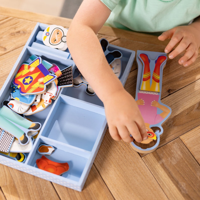 Melissa & Doug Aus Holz magnetisches Ankleiden für die Puppe