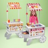 Melissa & Doug Lesene prodajni voziček s prigrizki in sladoledom