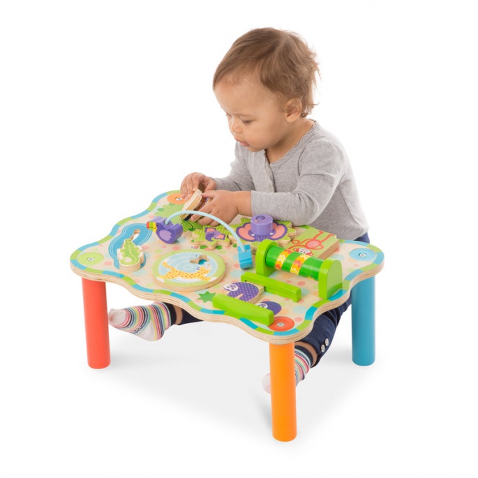 Melissa & Doug Interaktivno Lesene džungla mizica