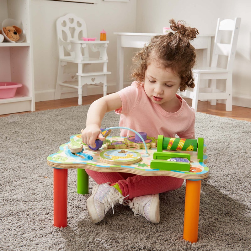 Melissa & Doug Interaktivno Lesene džungla mizica