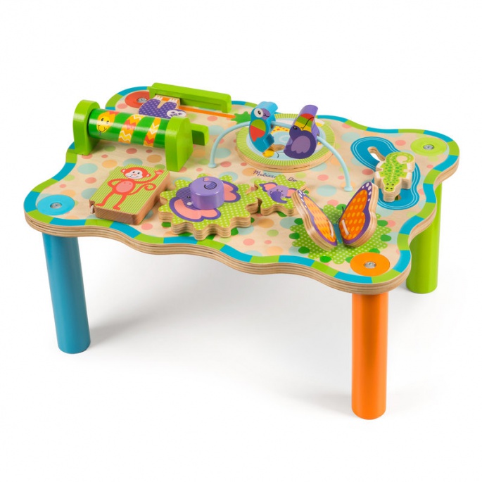 Melissa & Doug Interaktivno Lesene džungla mizica