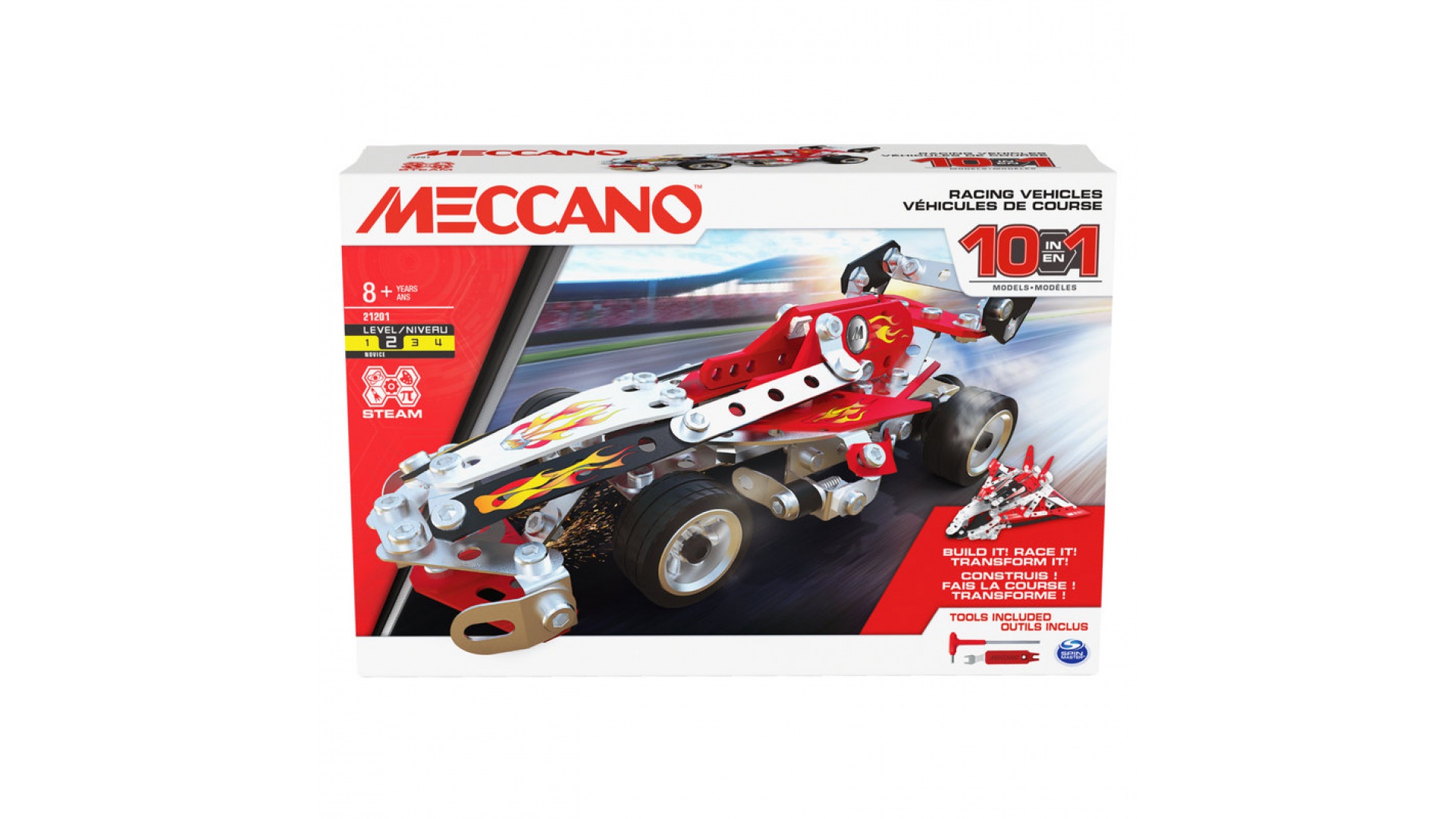 Meccano modele vehicule de curse 10în1
