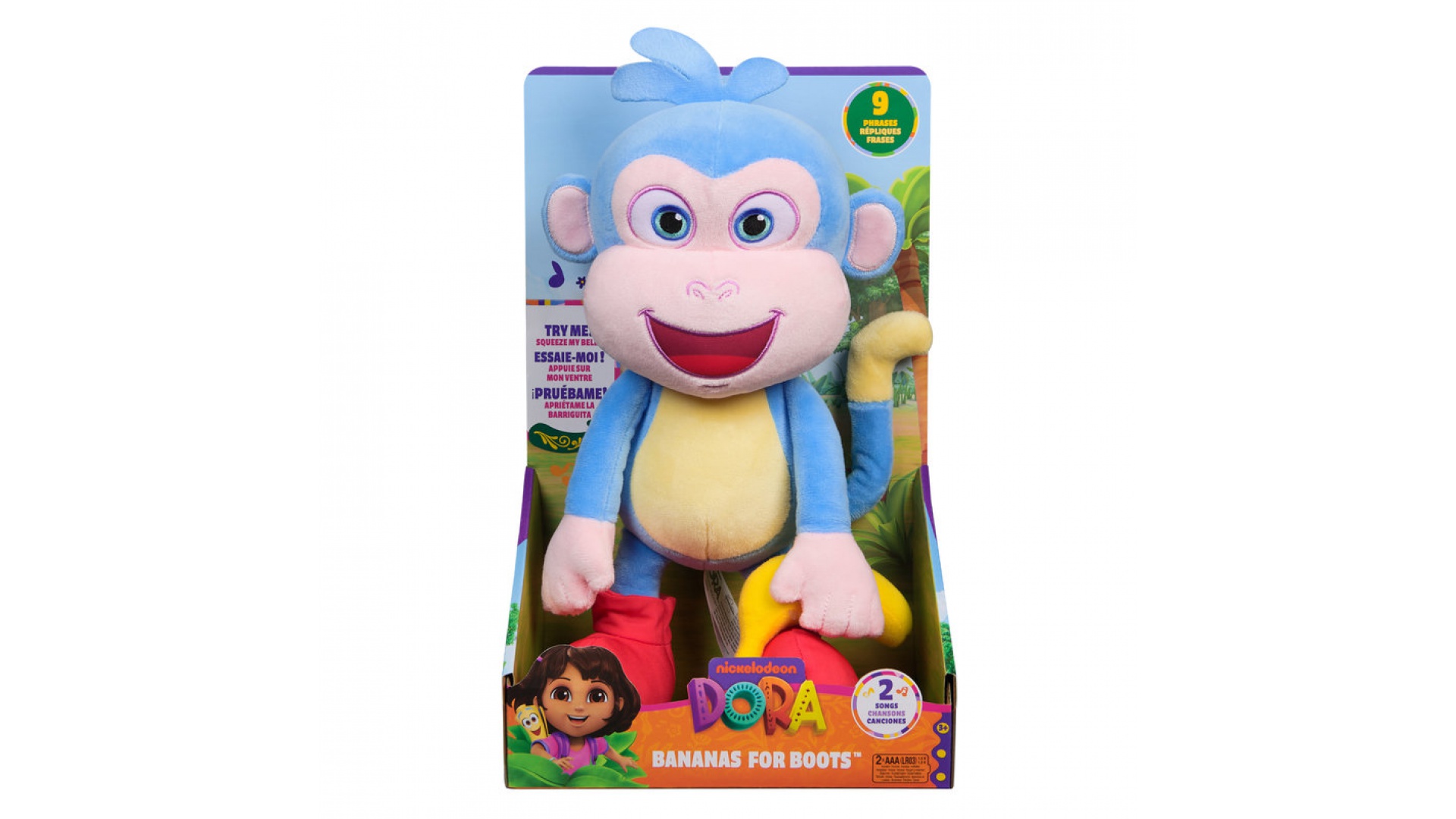 Dora Interactiv pluș Boots cu banană 33 cm