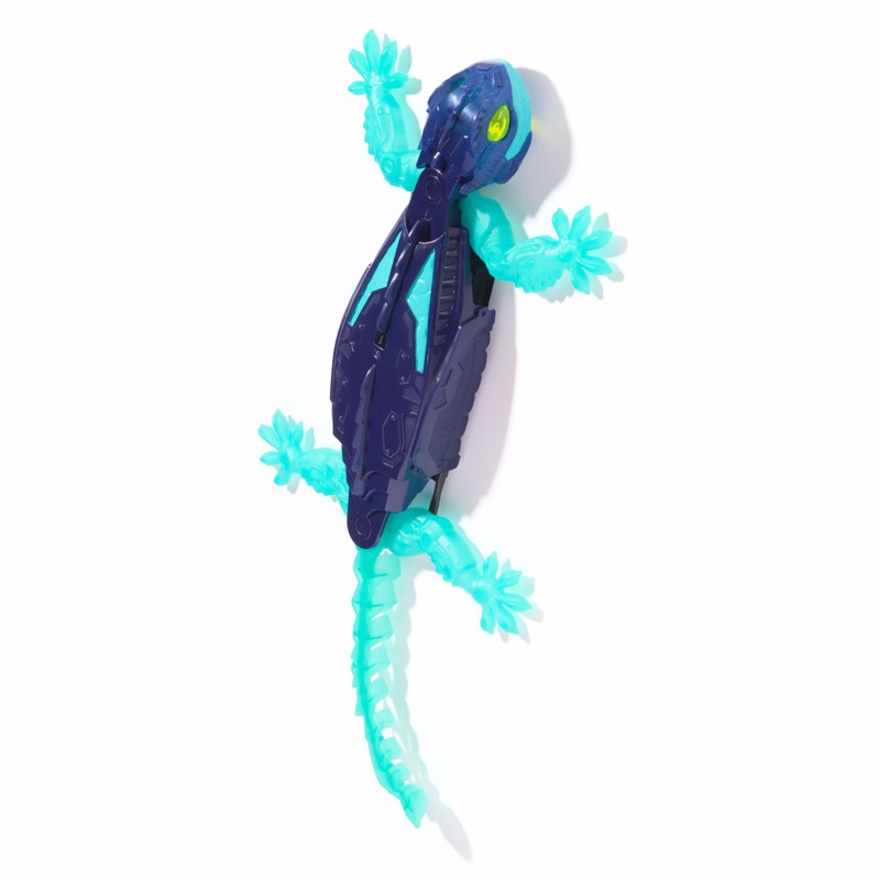 Hex Bots RC fosforescerende gecko, der kravler på vægge, turkis