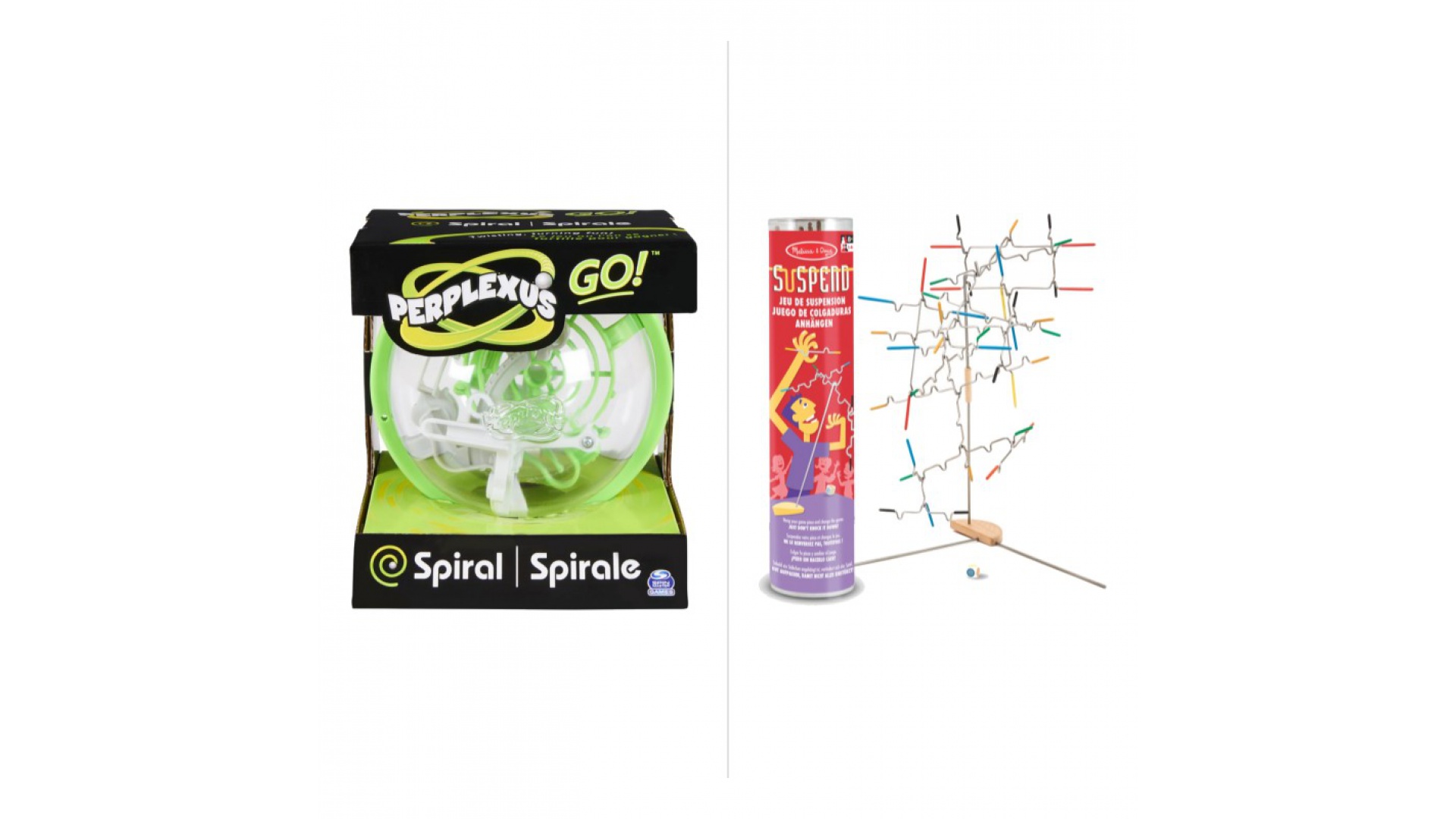 Set avantajos: Perplexus Go spirale + Melissa & Doug joc de echilibru cu reducere de 25%