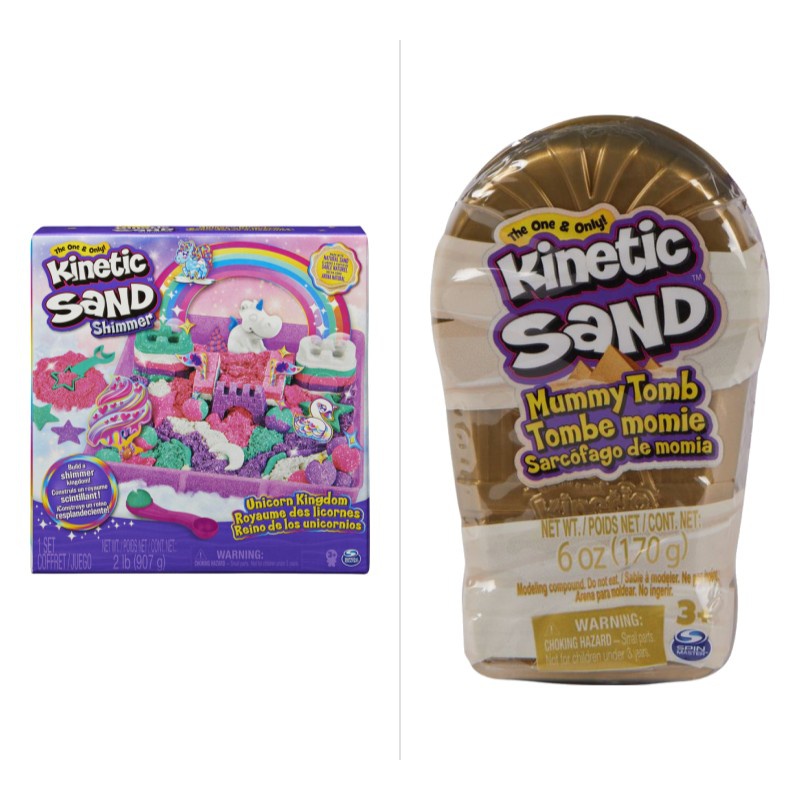 TILBUD: Kinetic Sand sæt Enhjørninge rige + lille mumiesæt GRATIS
