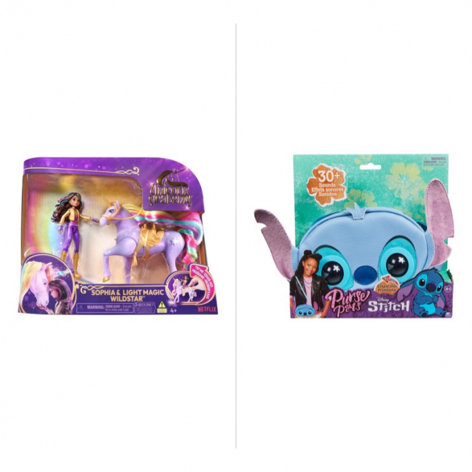 TILBUD: Enhjørningeakademiet figurer Sophia og Wildstar + Purse Pets Stitch taske GRATIS