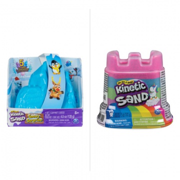 TILBUD: Kinetic Sand sneoverraskelse + regnbue sandbægre GRATIS