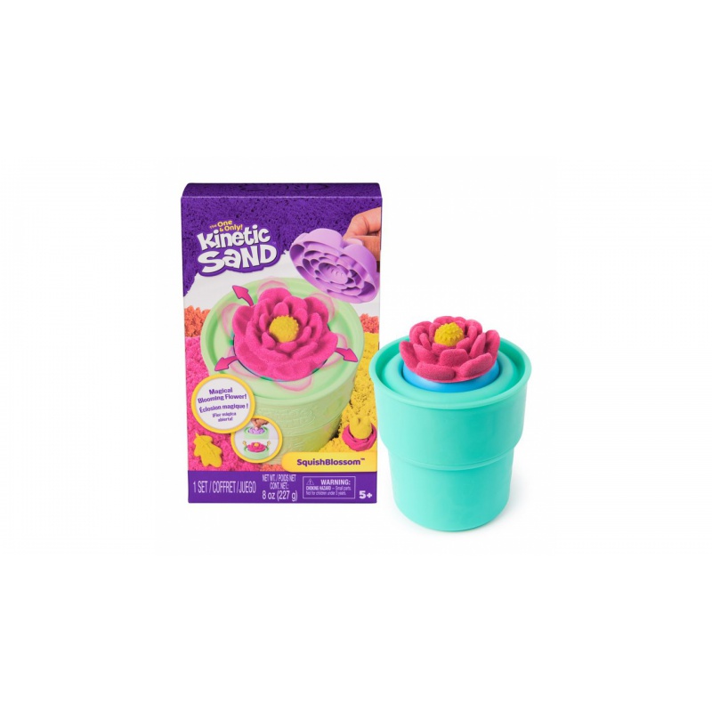 Fordelagtigt sæt: Kinetic Sand bolsje pakke + foldende blomst med 25 % rabat