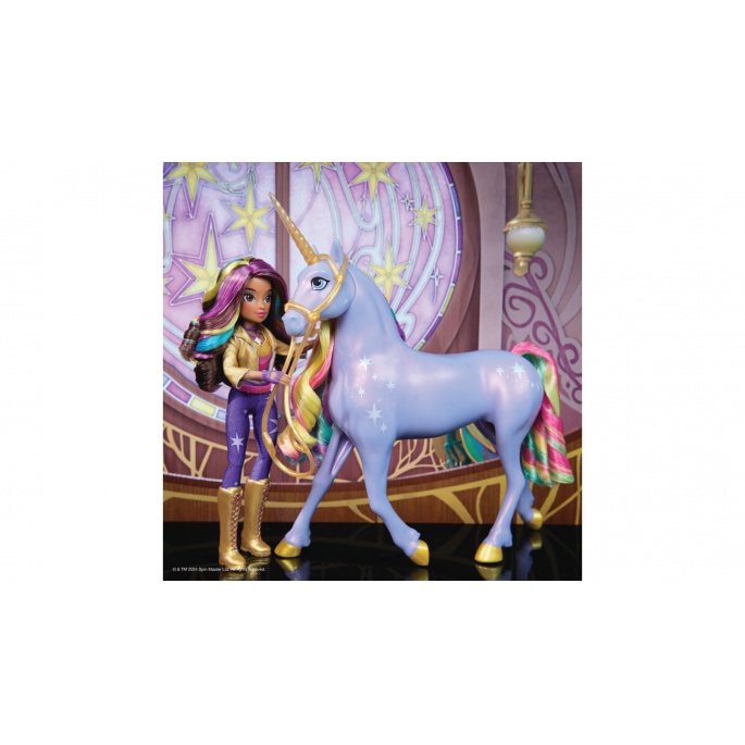 OFERTA: Academia de Unicornios unicornio luminoso Wildstar + peinable River + Isabel GRATIS