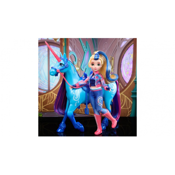 OFERTA: Academia de Unicornios unicornio luminoso Wildstar + peinable River + Isabel GRATIS
