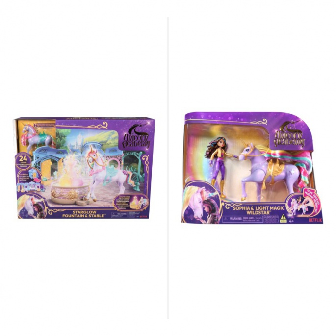 TILBUD: Enhjørningeakademiet stor foldbar stald + figurer Sophia og Wildstar GRATIS