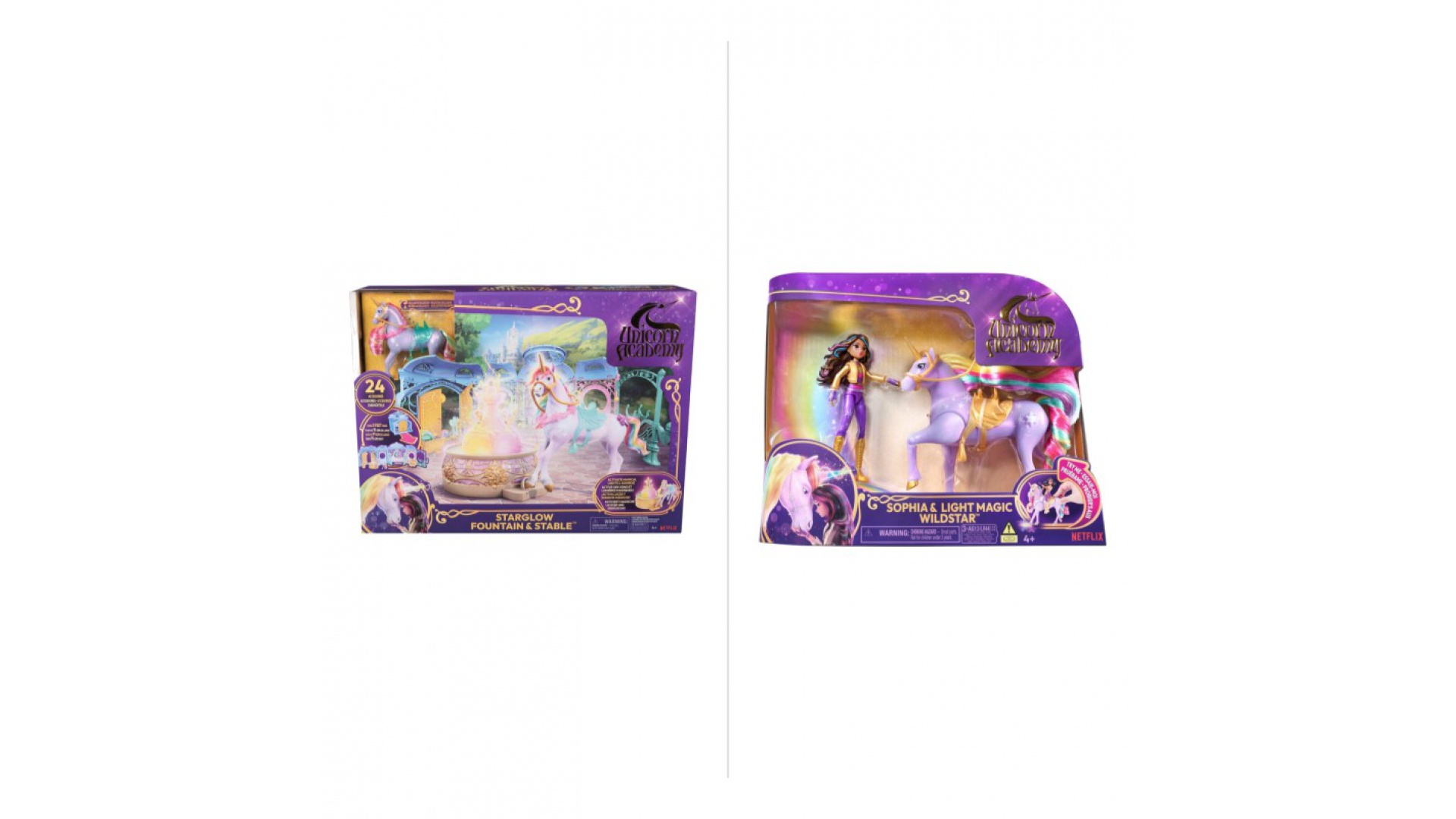 OFERTĂ: Academia Unicornilor grajd mare pliabil + figurine Sophia și Wildstar GRATUIT