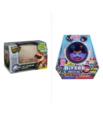 Οικονομικό σετ: Primal Hatch Ντίνο διαδραστικός T-Rεξ + Bitzee ιπποπόταμος σε σφαίρα με έκπτωση 25 %