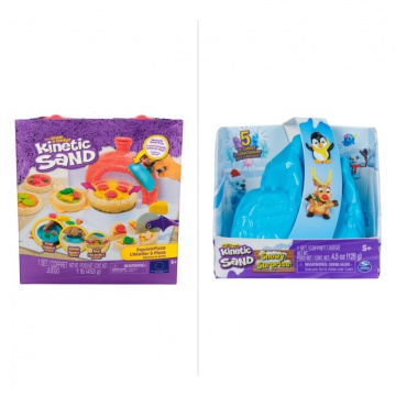Fordelagtigt sæt: Kinetic Sand pizzafremstilling + sneoverraskelse med 25 % rabat