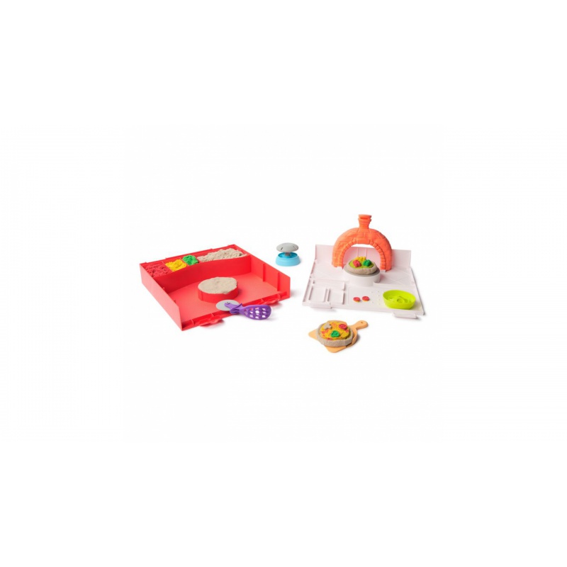 Fordelagtigt sæt: Kinetic Sand pizzafremstilling + sneoverraskelse med 25 % rabat