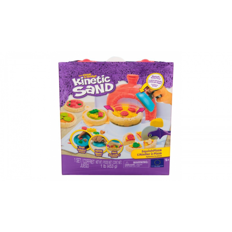 TILBUD: Kinetic Sand pizza fremstilling + hund i hundehus mini GRATIS