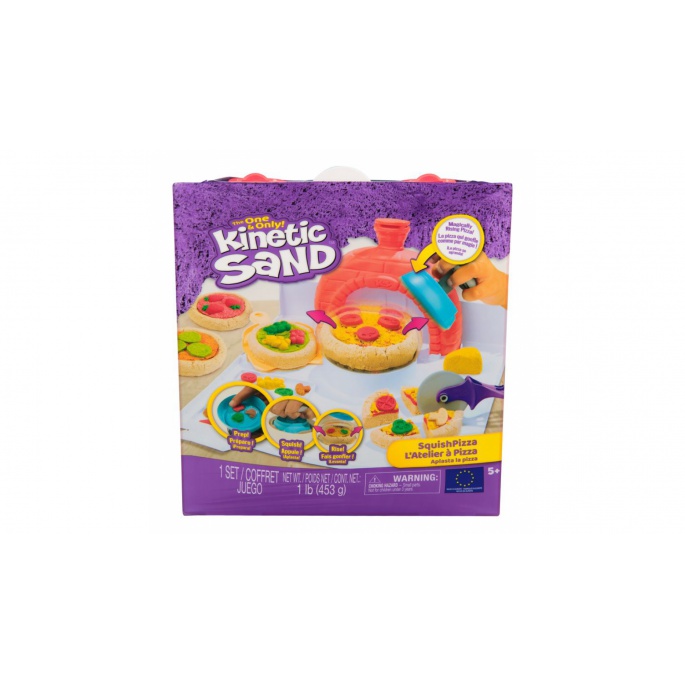 TILBUD: Kinetic Sand pizza fremstilling + hund i hundehus mini GRATIS