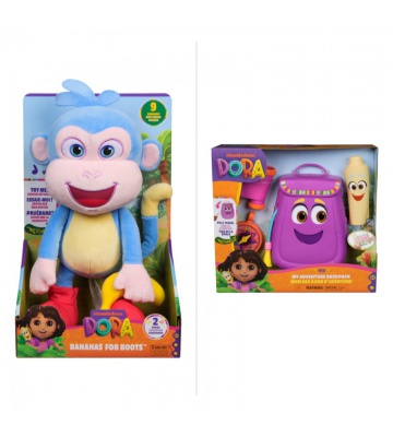 AKTION: Dora interaktives Plüschtier Boots + Dora Rucksack-Set KOSTENLOS