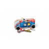 OFERTA: vehículo de rescate de La Patrulla Canina + mochila con accesorios + conejito de peluche GRATIS