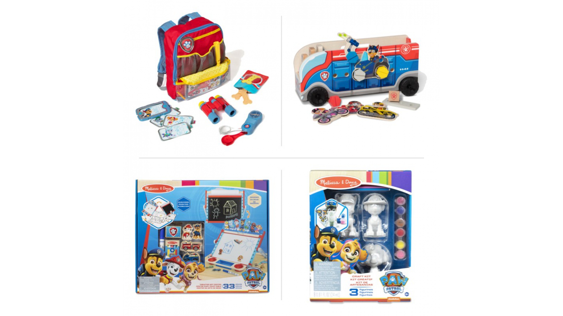 OFERTĂ: set creativ Melissa & Doug Patrula Cățelușilor - 3 + 1 produs GRATUIT