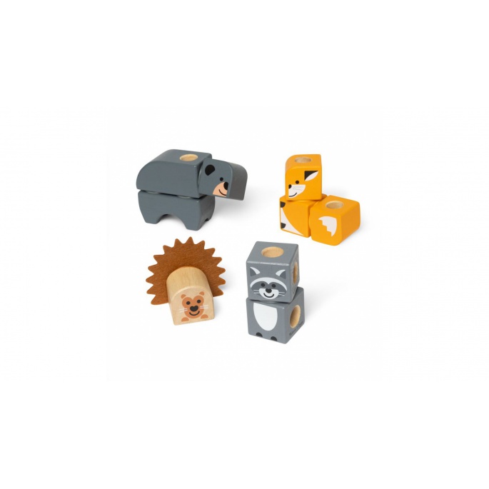 Fordelagtigt sæt: Melissa & Doug Bubble Tea + safari hånddukker + Blockables med 25 % rabat