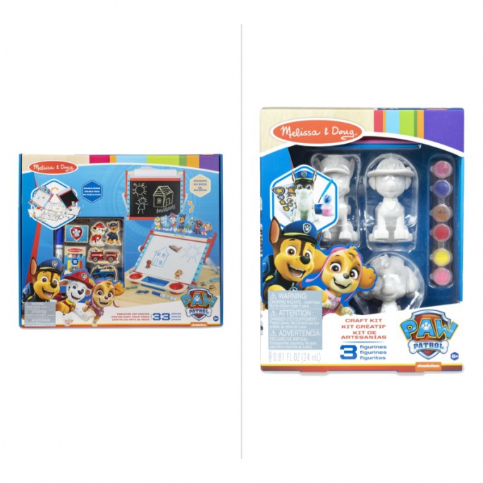 TILBUD: Melissa & Doug bordkreativ tavle + figurer fra Paw Patrol GRATIS