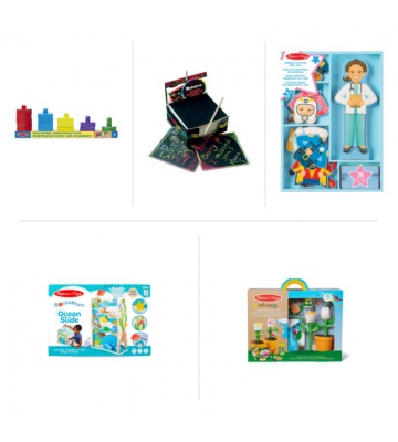 Ugoden komplet: Melissa & Doug learning maxi set - 5 izdelkov s 25 % popustom